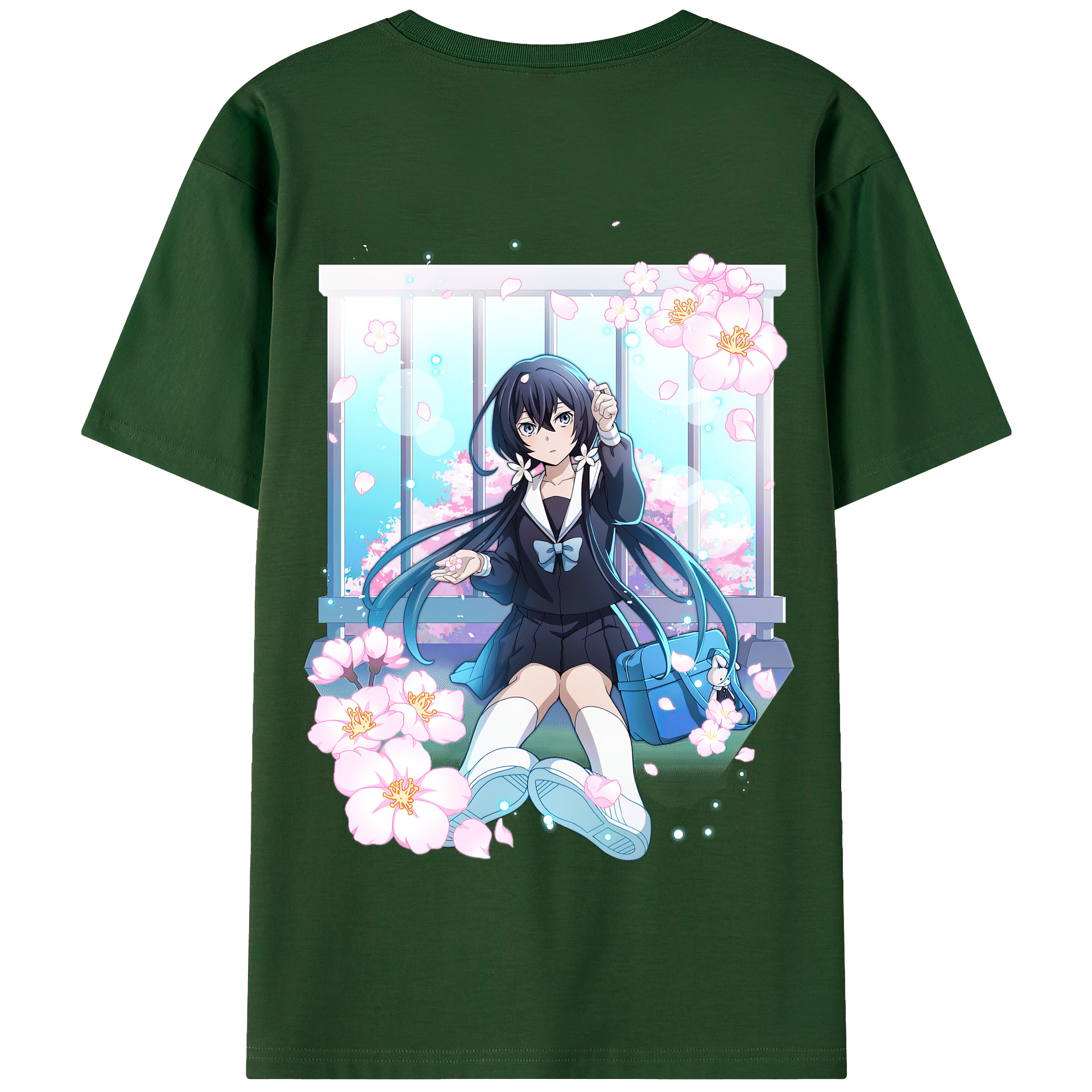 （画像用） 文豪ストレイドッグス Bungo Stray Dogs 綿100％半袖Tシャツ（背面プリント）